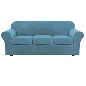 🆕️ Luxury Thick Velvet Sofa Cover for 3 Couch